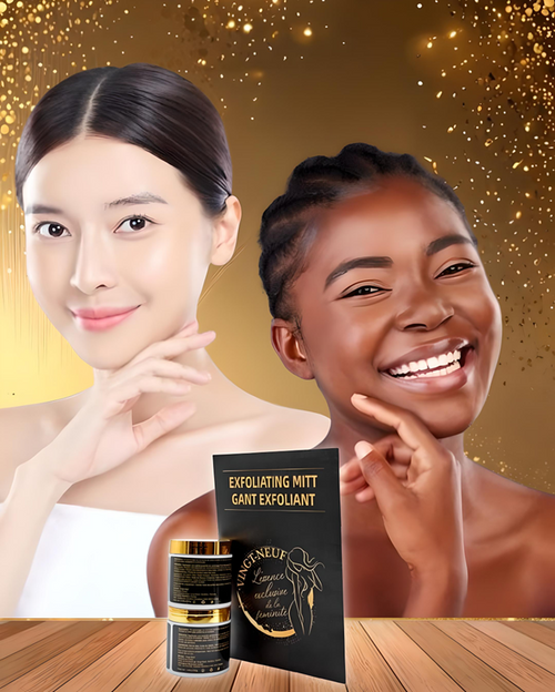 Coffret Vingt-Neuf | Essentiels d'Exfoliation : Gommages et Gant Exfoliant en Viscose